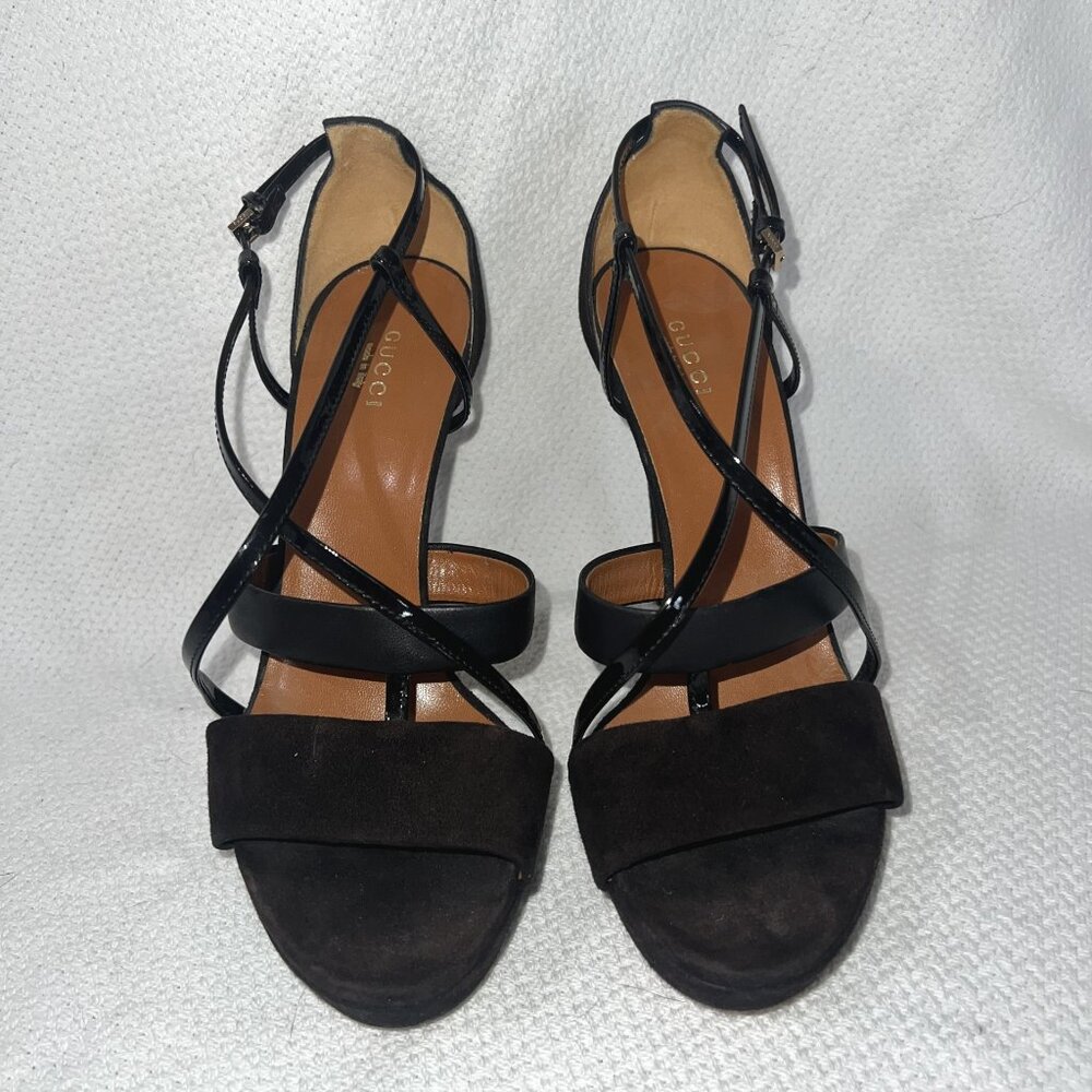 Gucci Black Strappy Heels - Picture 3 of 8
